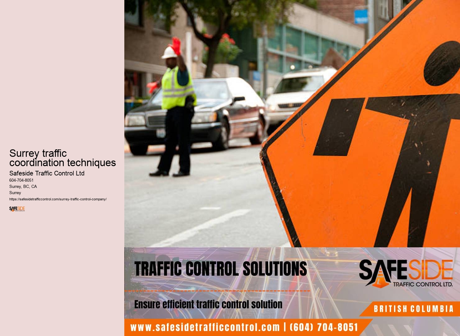 Traffic control equipment maintenance Surrey