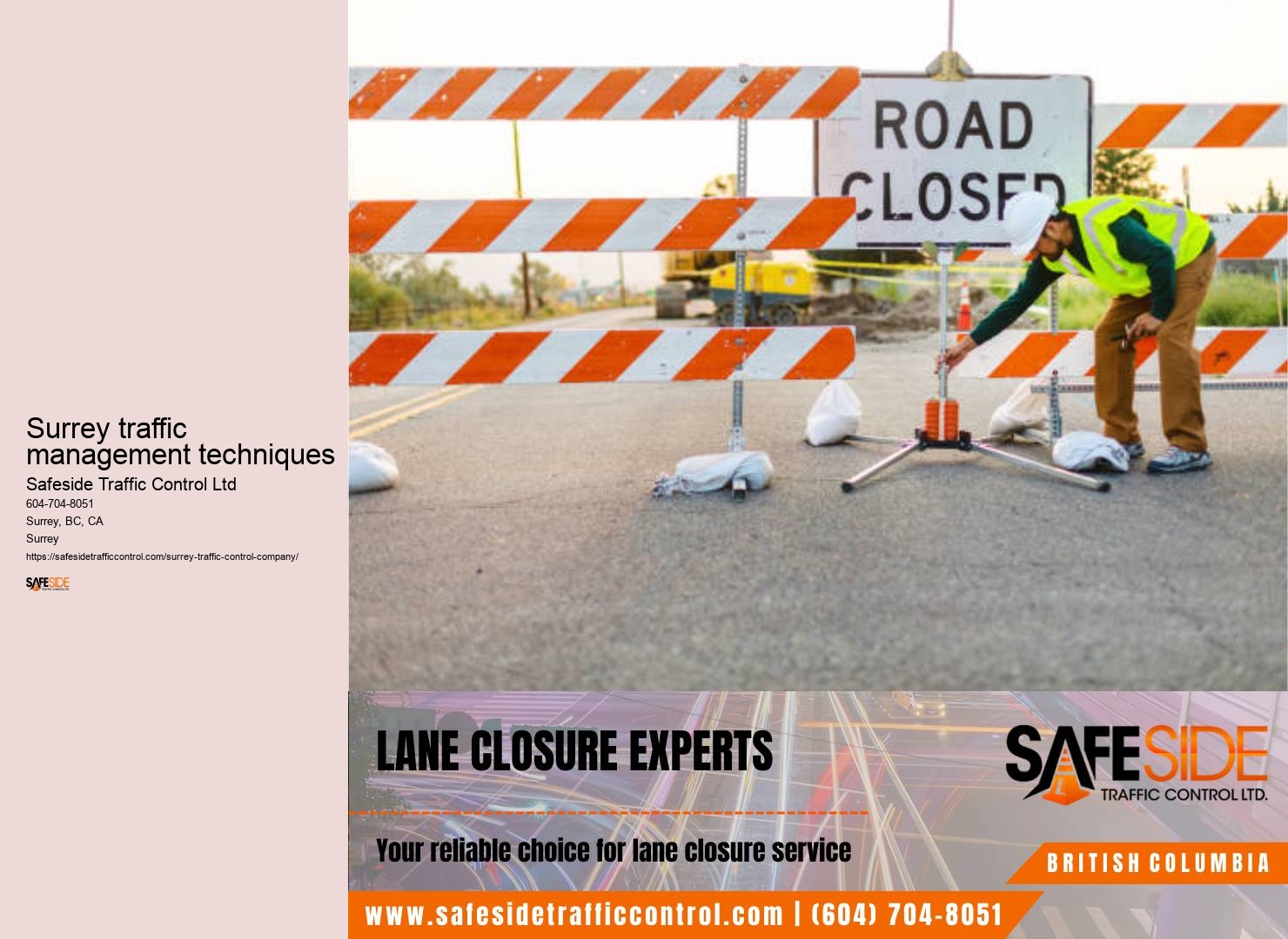 Surrey traffic control automation