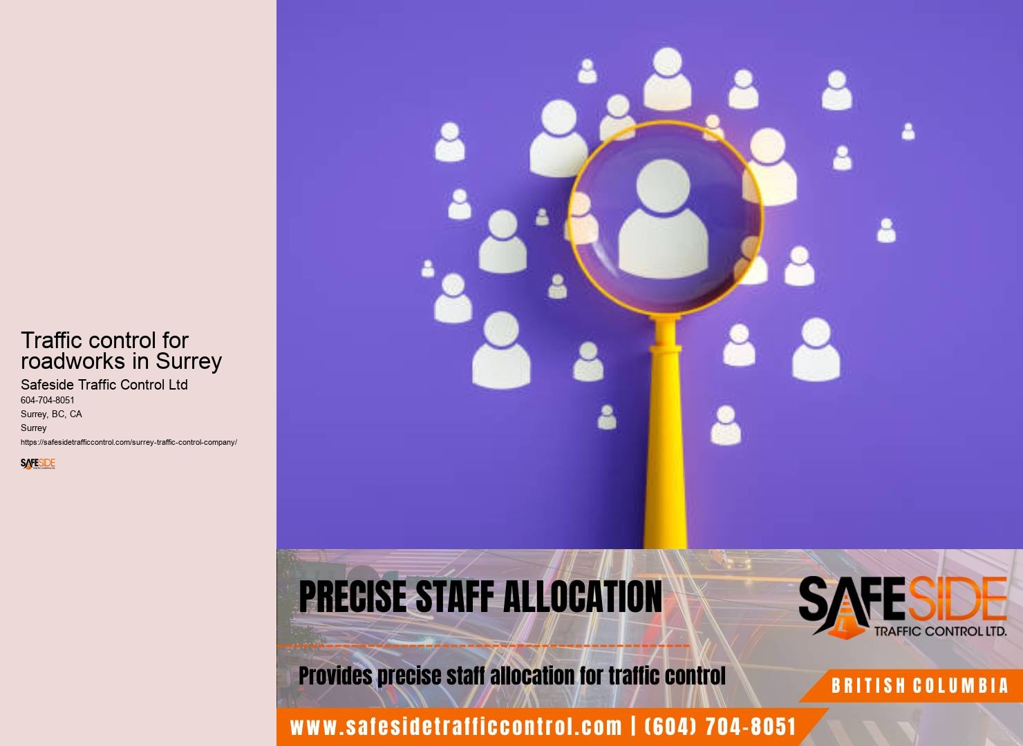 Surrey traffic control system management