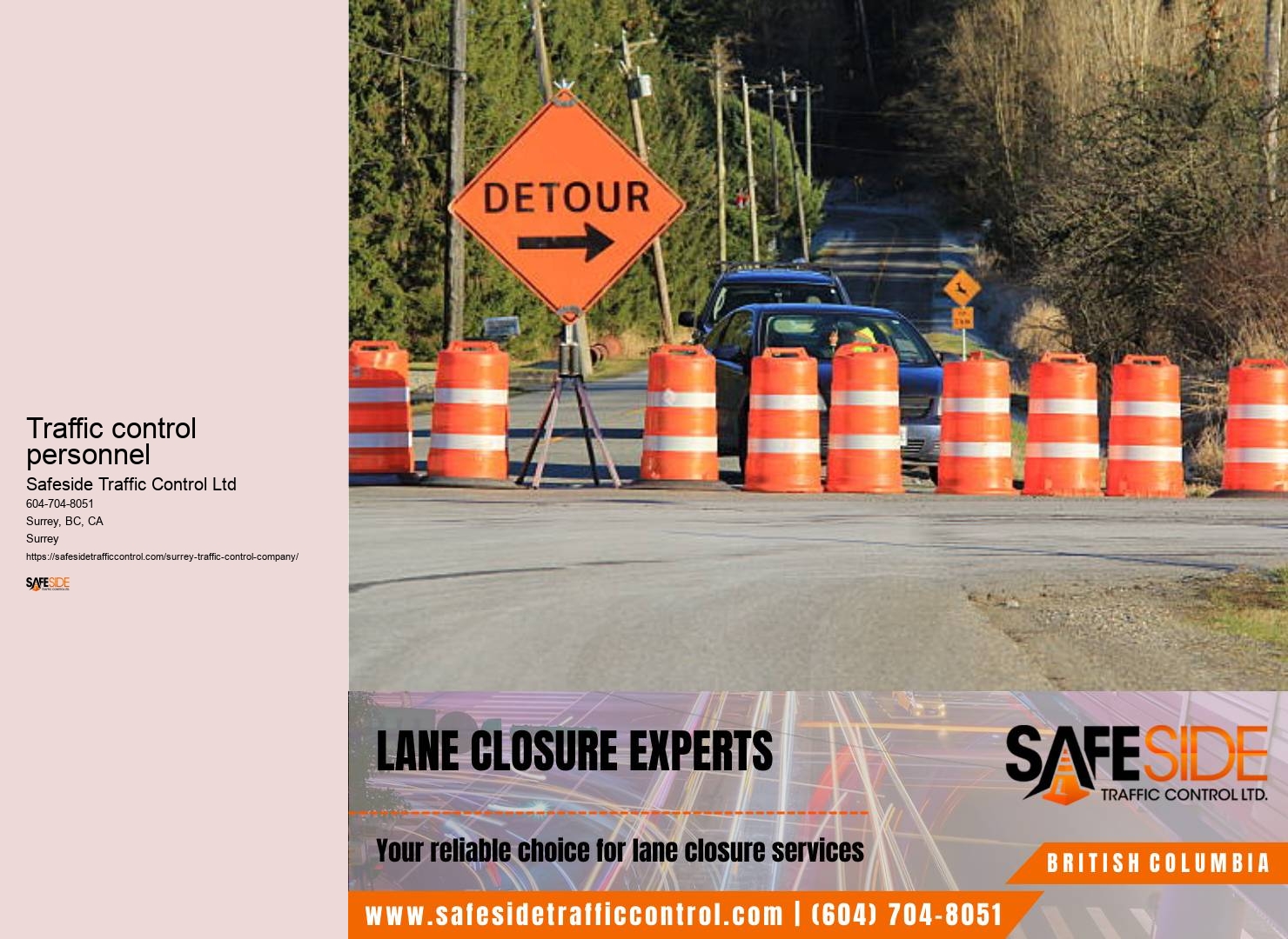 Surrey traffic control equipment rental