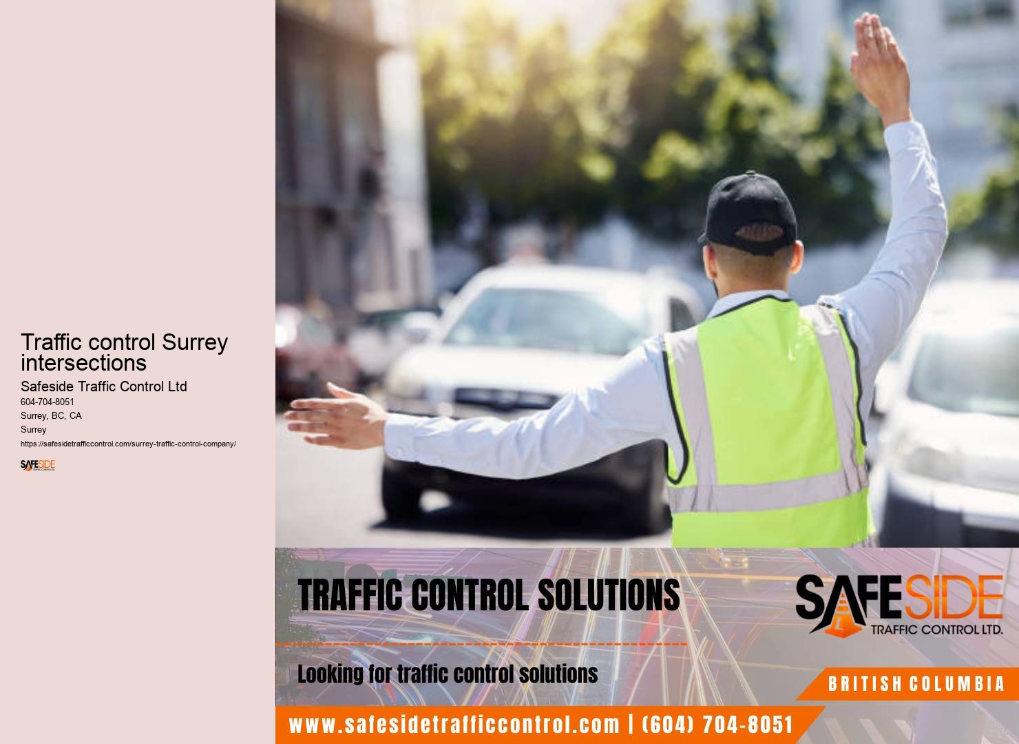 Traffic control company Surrey