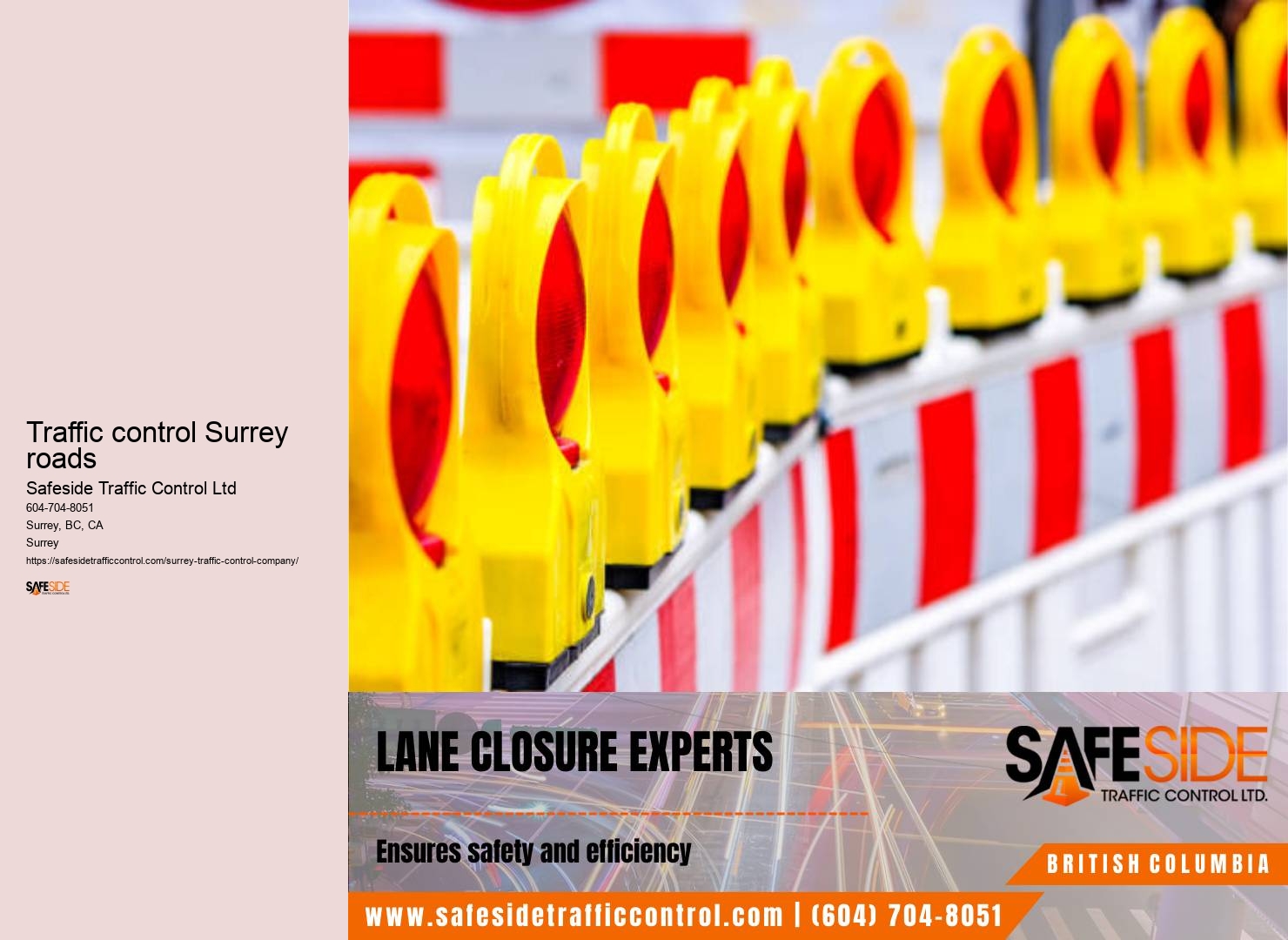 Surrey traffic control algorithm solutions provider