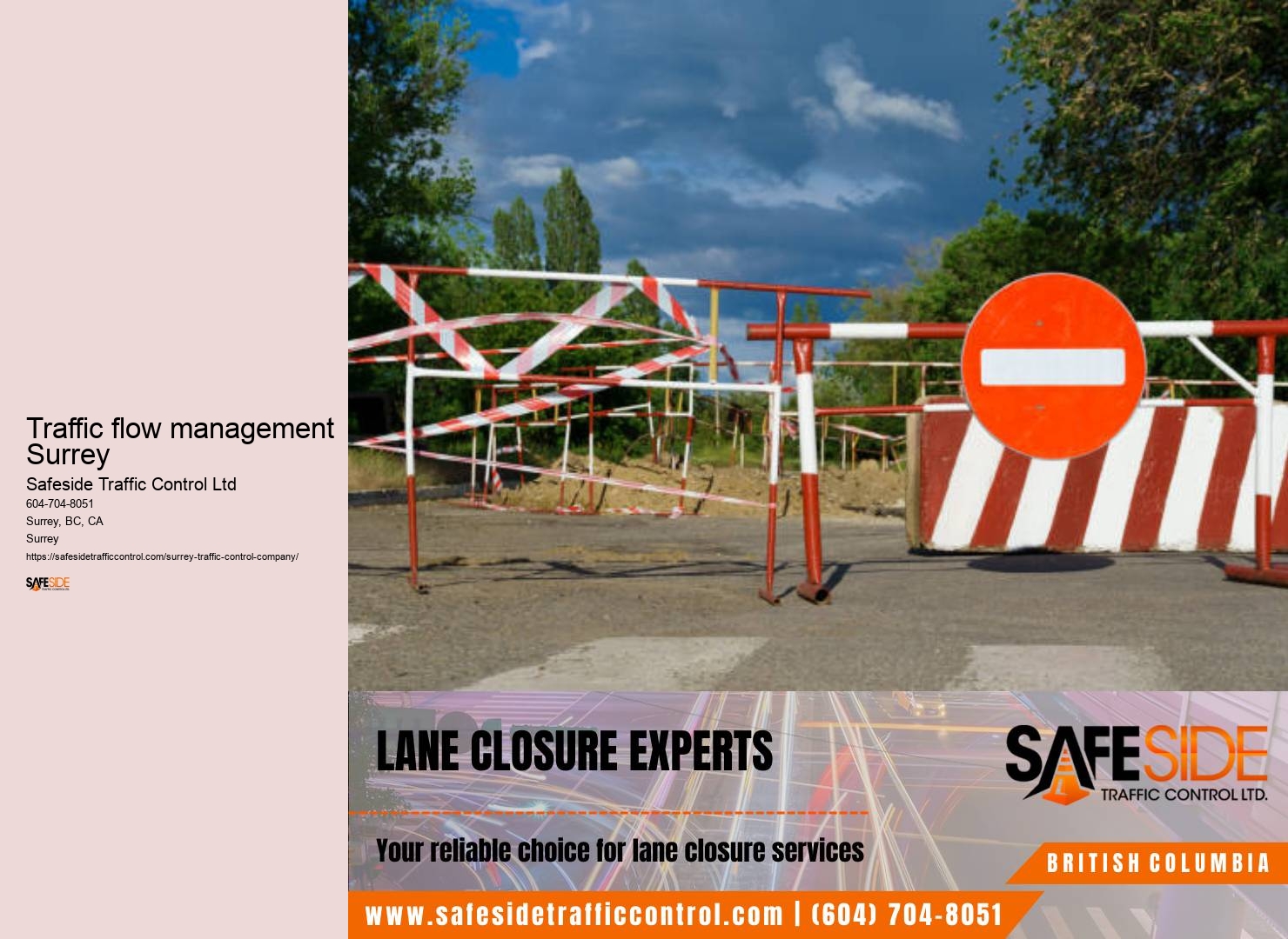 Surrey traffic control algorithm validation metrics