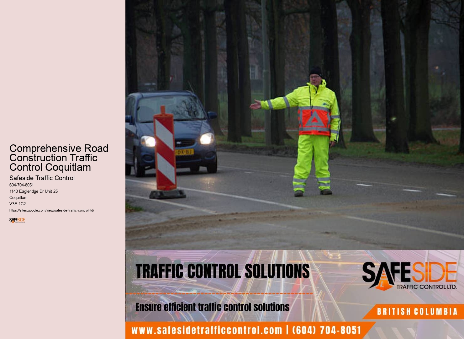 Traffic Safety Equipment Comprehensive Road Construction Traffic Control Coquitlam