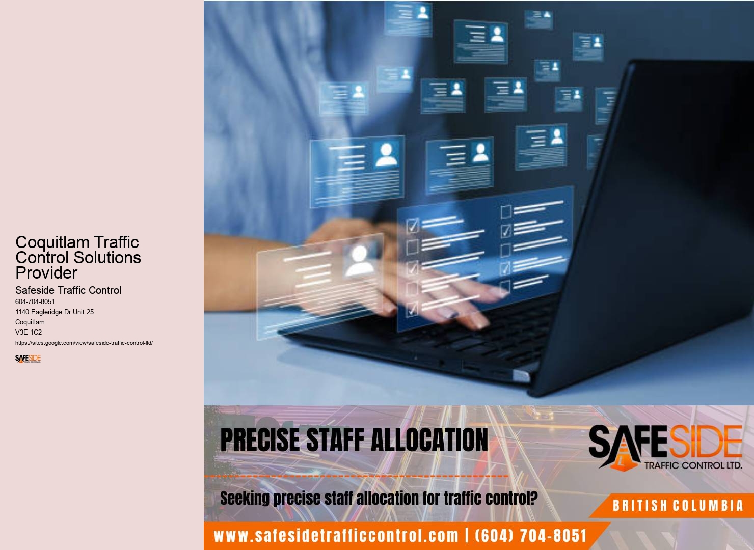 Reliable Traffic Guidance Coquitlam Traffic Control Solutions Provider