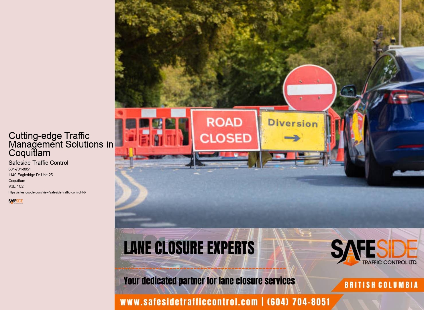Responsive Traffic Monitoring Cutting-edge Traffic Management Solutions in Coquitlam