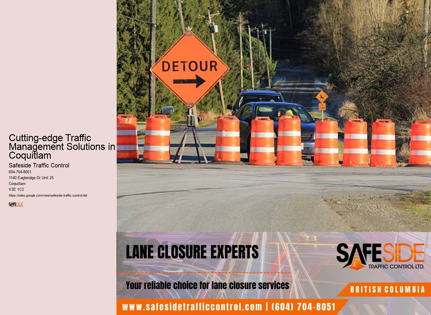 Cutting-edge Traffic Management Solutions in Coquitlam Construction Site Safety