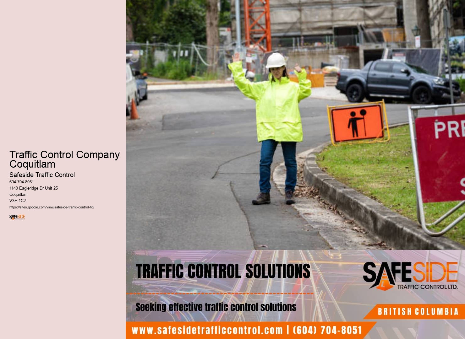Effective traffic control solutions Traffic Control Company Coquitlam