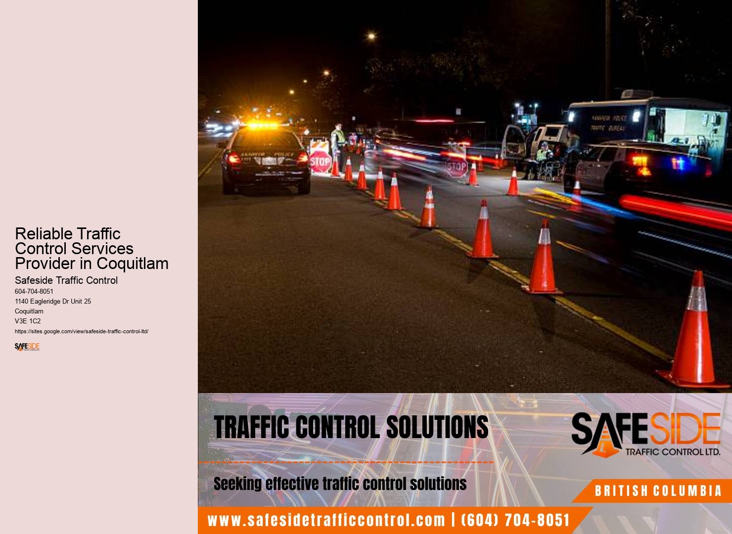 Efficient Traffic Control Reliable Traffic Control Services Provider in Coquitlam