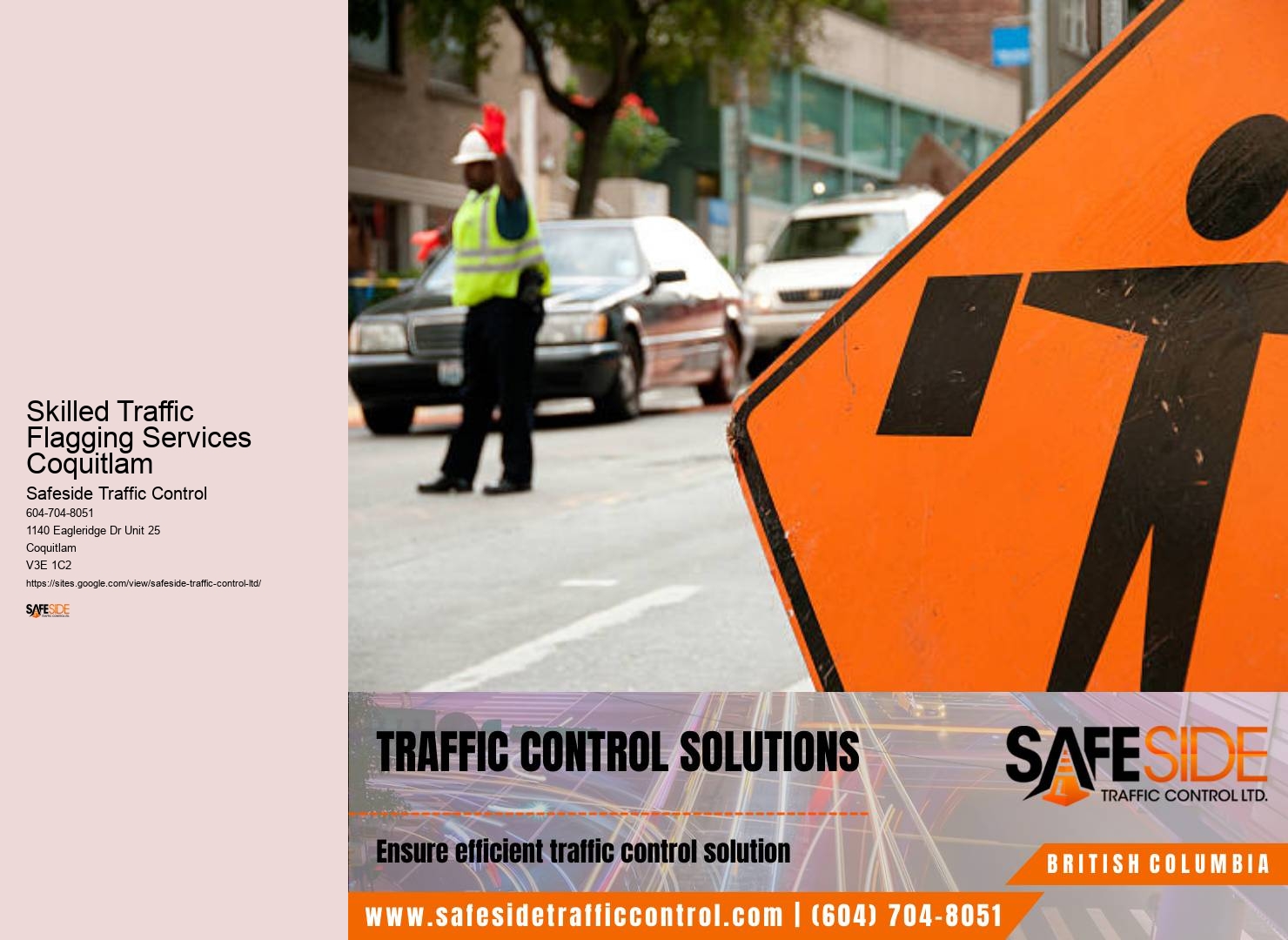 Best Traffic Management Practices Skilled Traffic Flagging Services Coquitlam