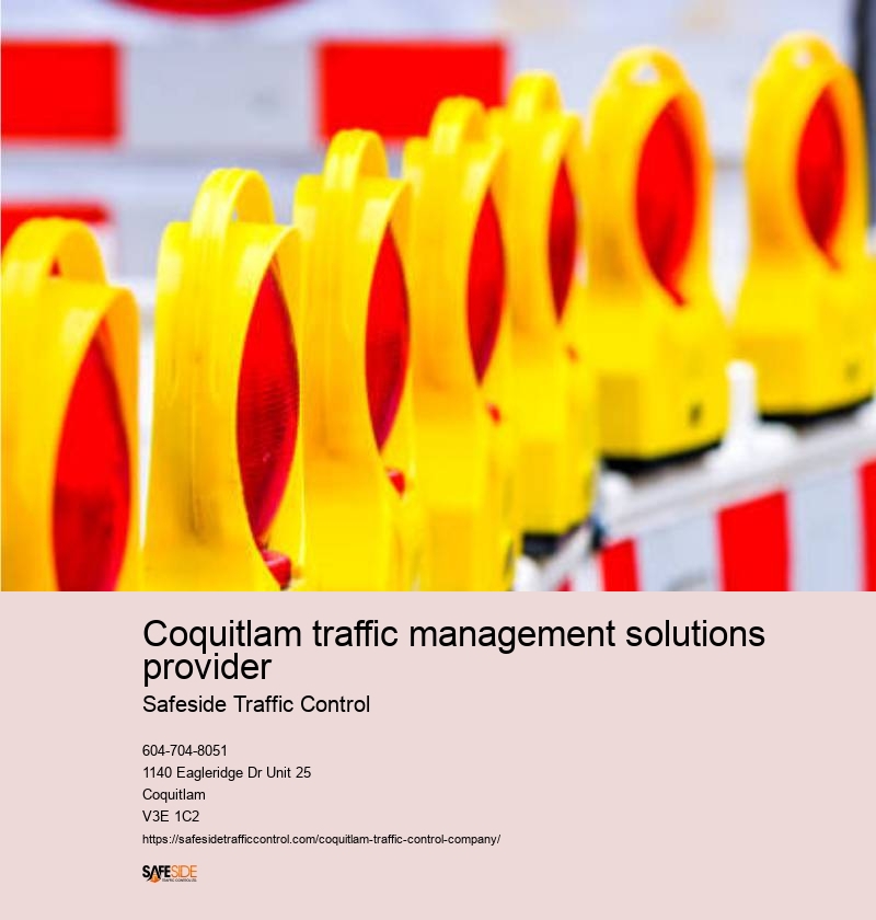 Road construction flagging Coquitlam