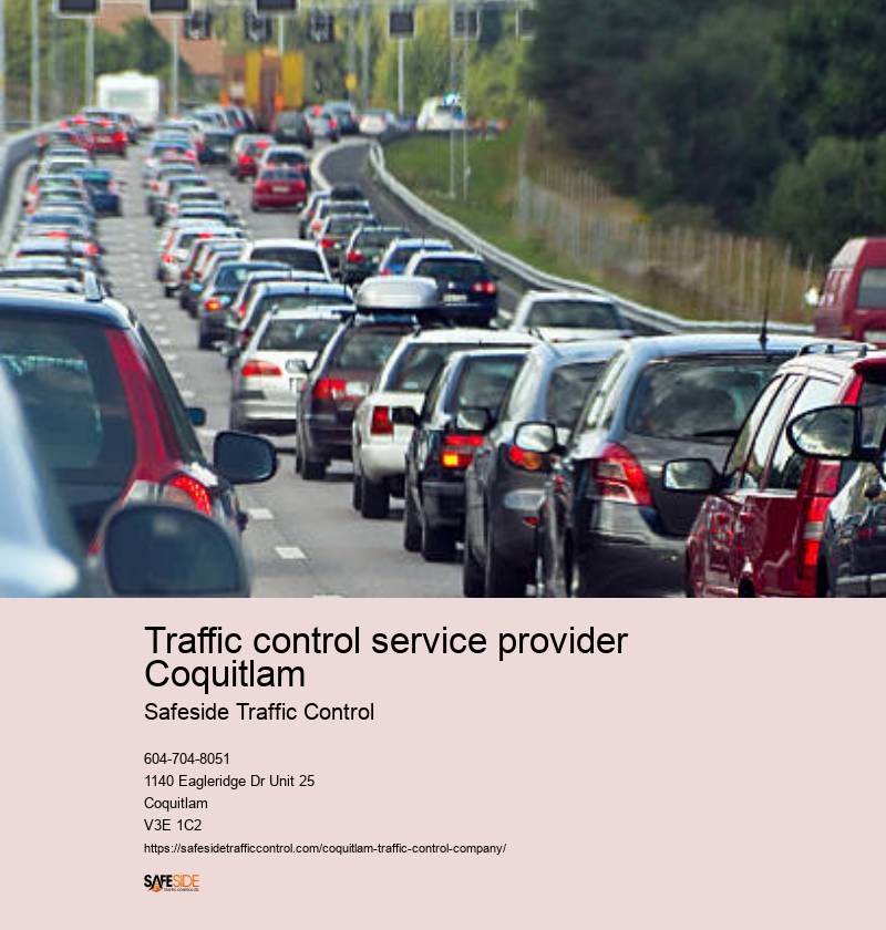 Road construction traffic management Coquitlam