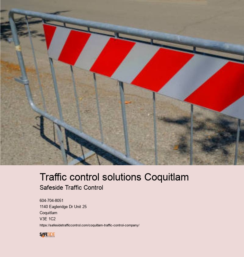Coquitlam traffic control flags