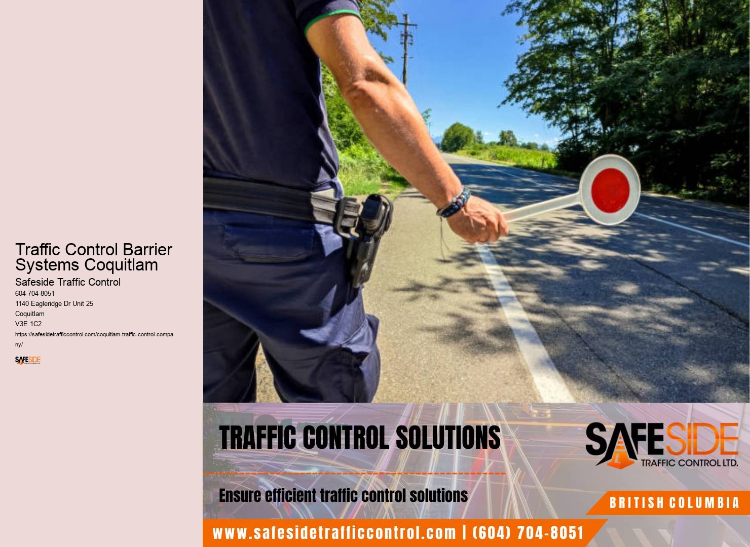 Traffic control consulting Traffic Control Barrier Systems Coquitlam