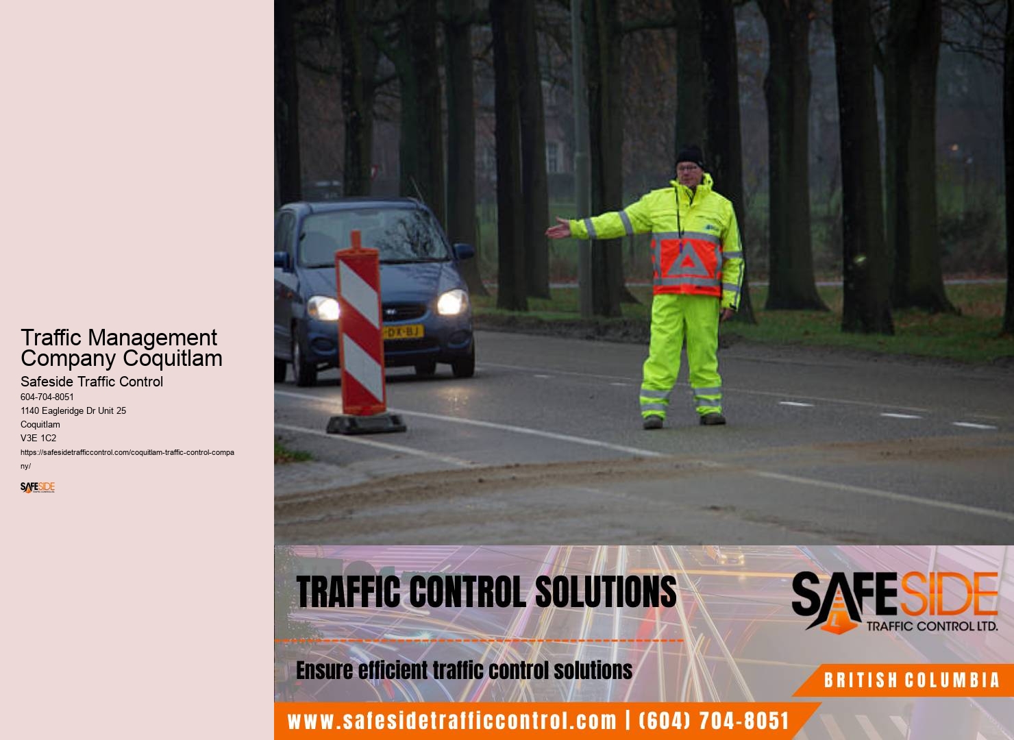 Traffic Management Company Coquitlam traffic control case studies