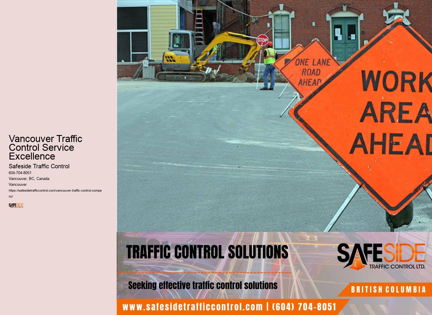 Accredited Traffic Control Devices Supplier Vancouver