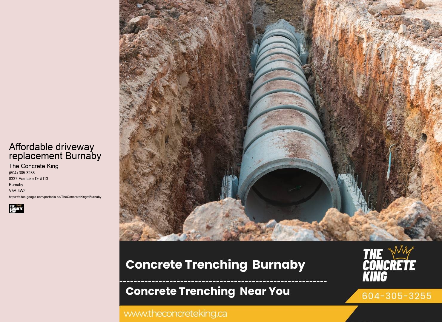 New driveway construction Affordable driveway replacement Burnaby