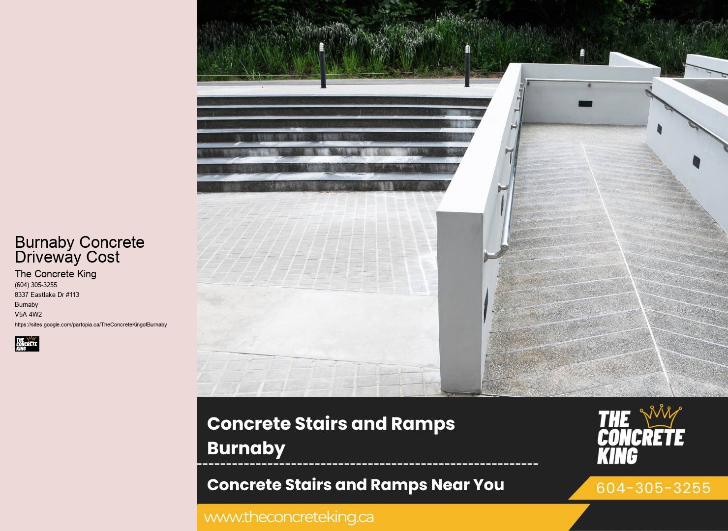 Driveway repair advice Burnaby Concrete Driveway Cost