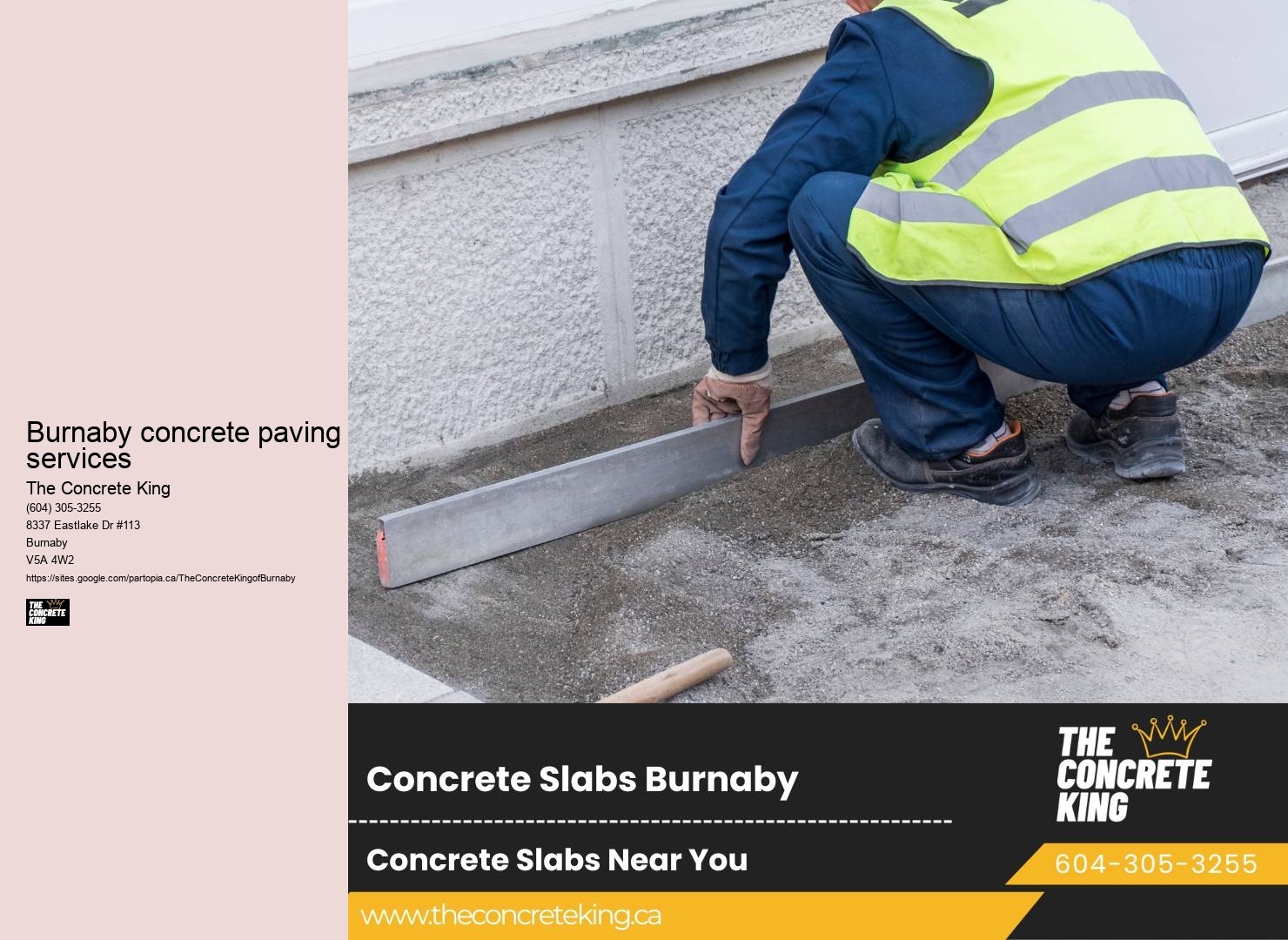 Concrete Driveways Prices Burnaby concrete paving services
