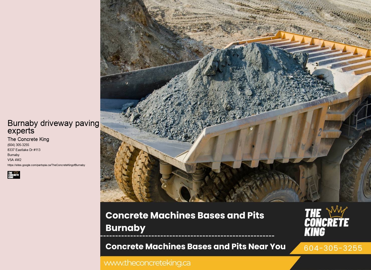Top Driveway Construction Services Burnaby driveway paving experts BC