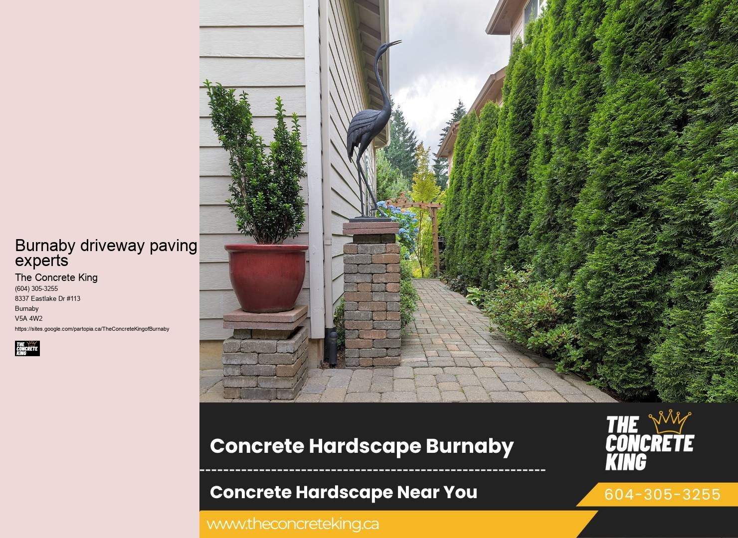 Burnaby driveway paving experts driveway contractors