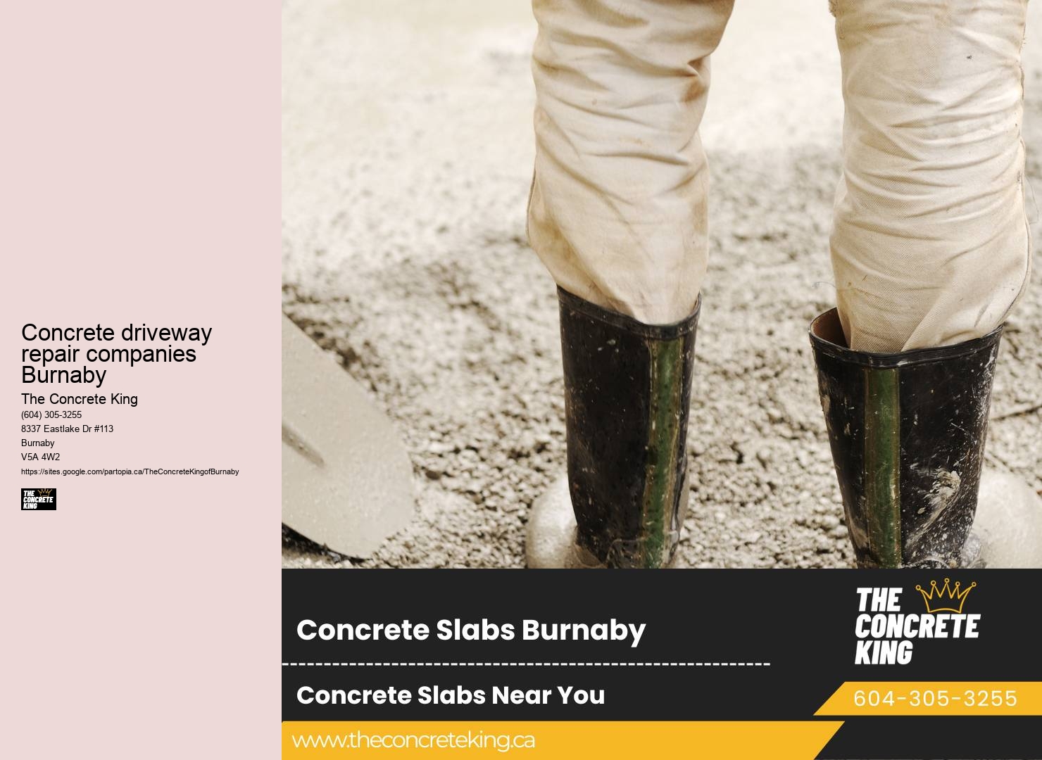 Trusted Concrete Driveway Concrete driveway repair companies Burnaby