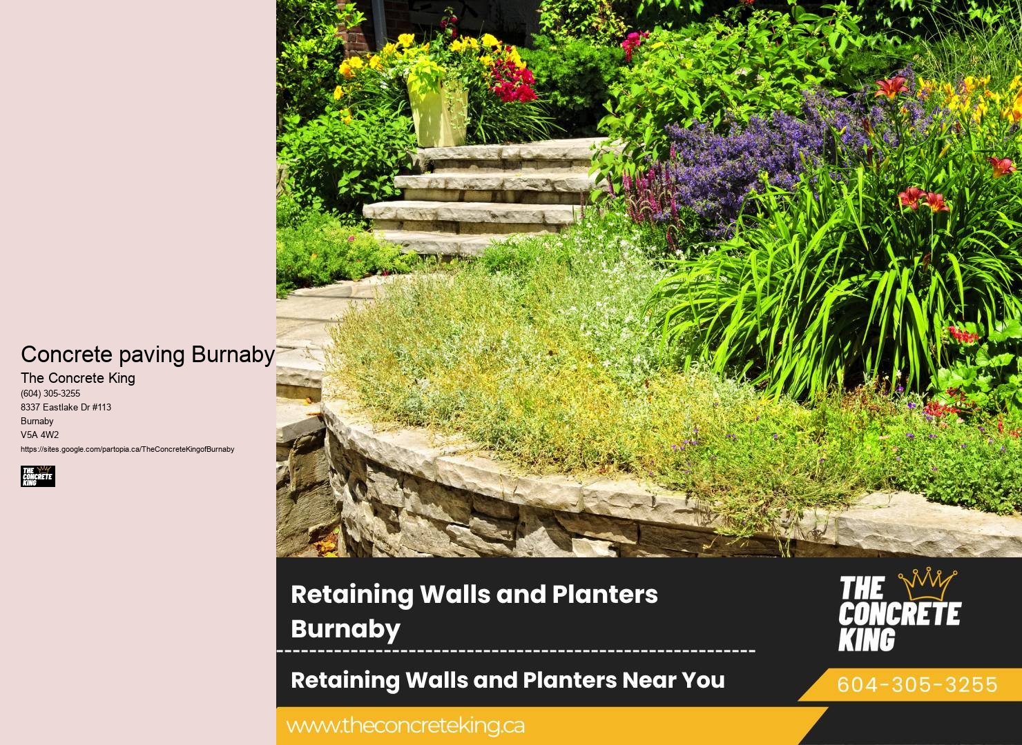 Concrete paving Burnaby concrete paving contractors