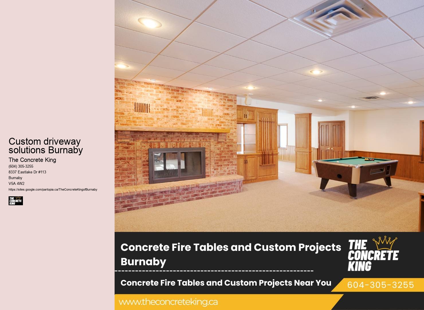 Custom driveway solutions Burnaby concrete driveway installation experts