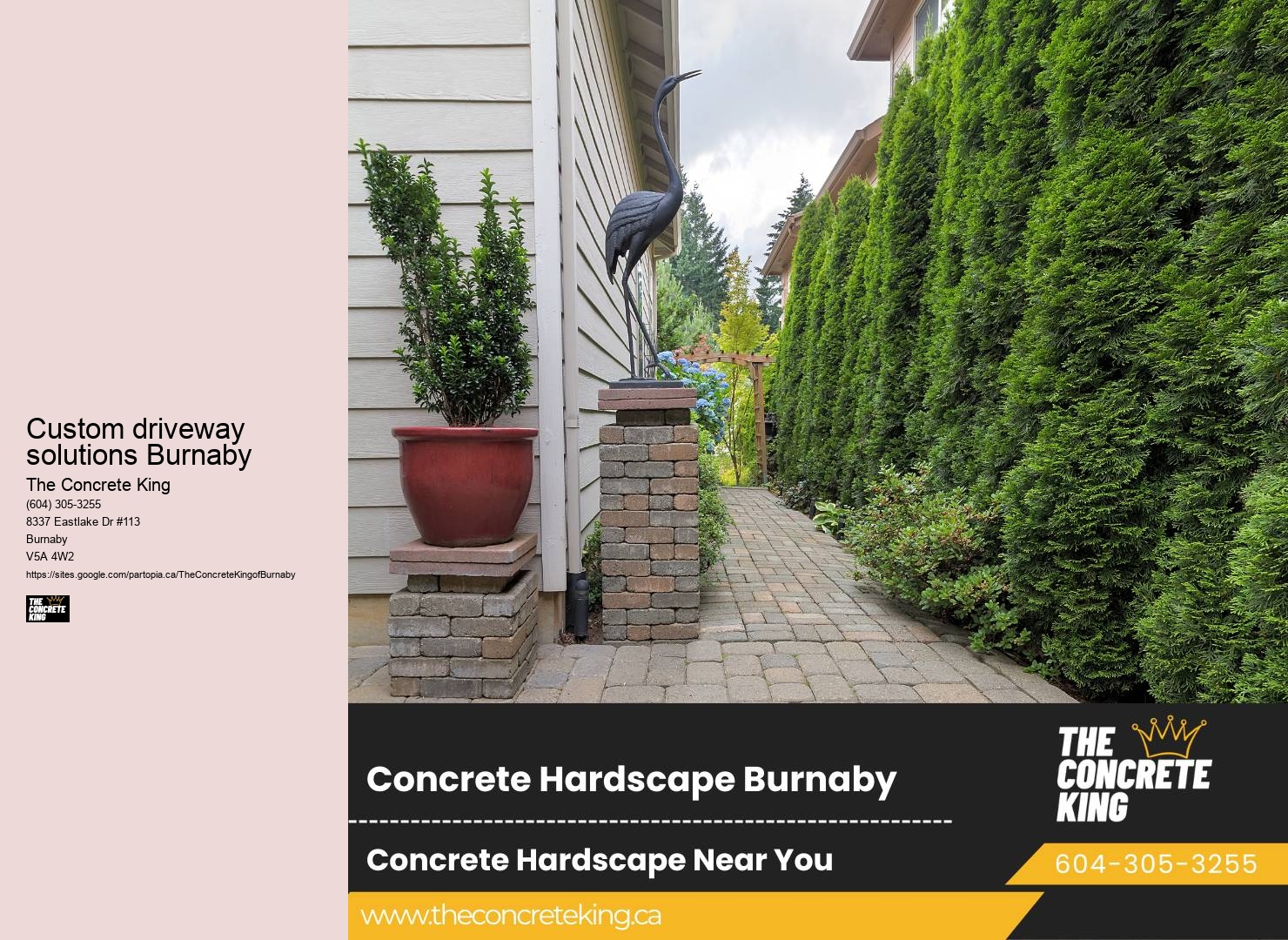 Custom driveway solutions Burnaby driveway services
