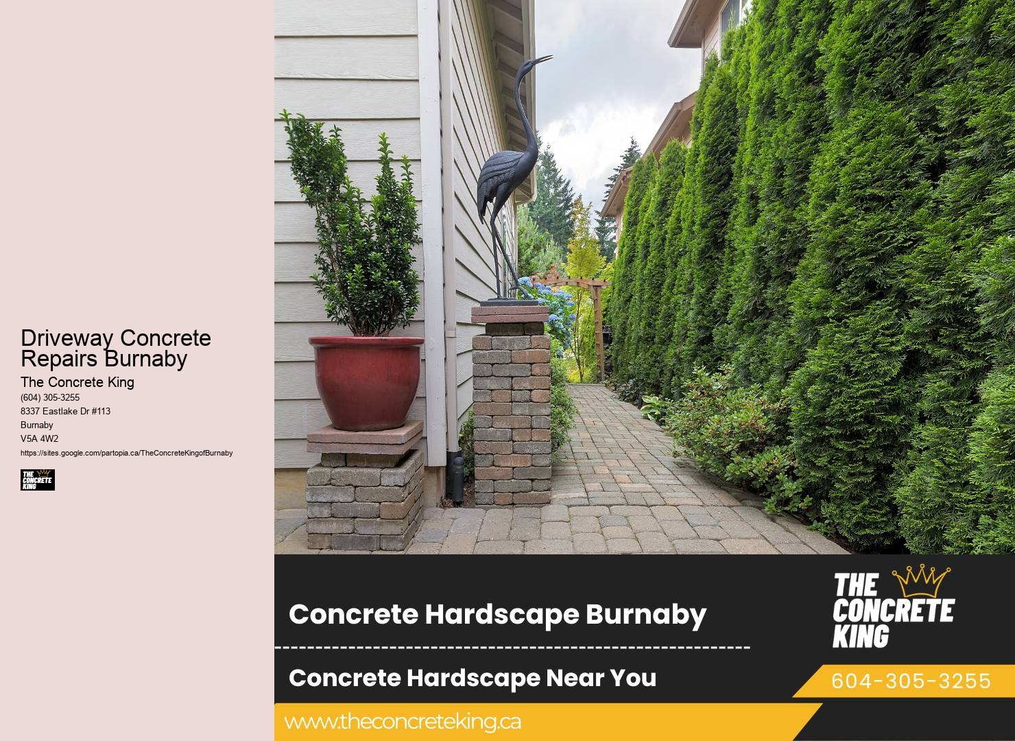 Driveway replacement companies Driveway Concrete Repairs Burnaby