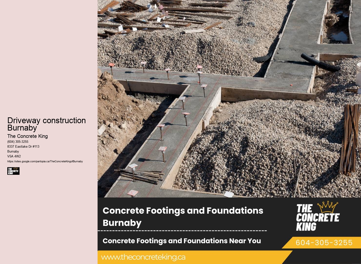 Concrete Driveway Replacement Cost Driveway construction Burnaby