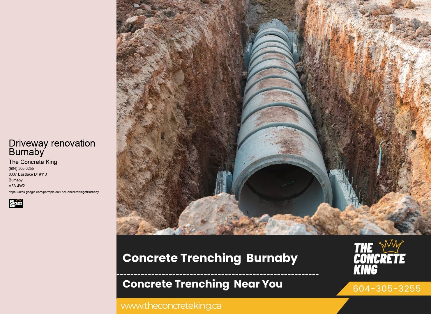 Driveway grading services Driveway renovation Burnaby