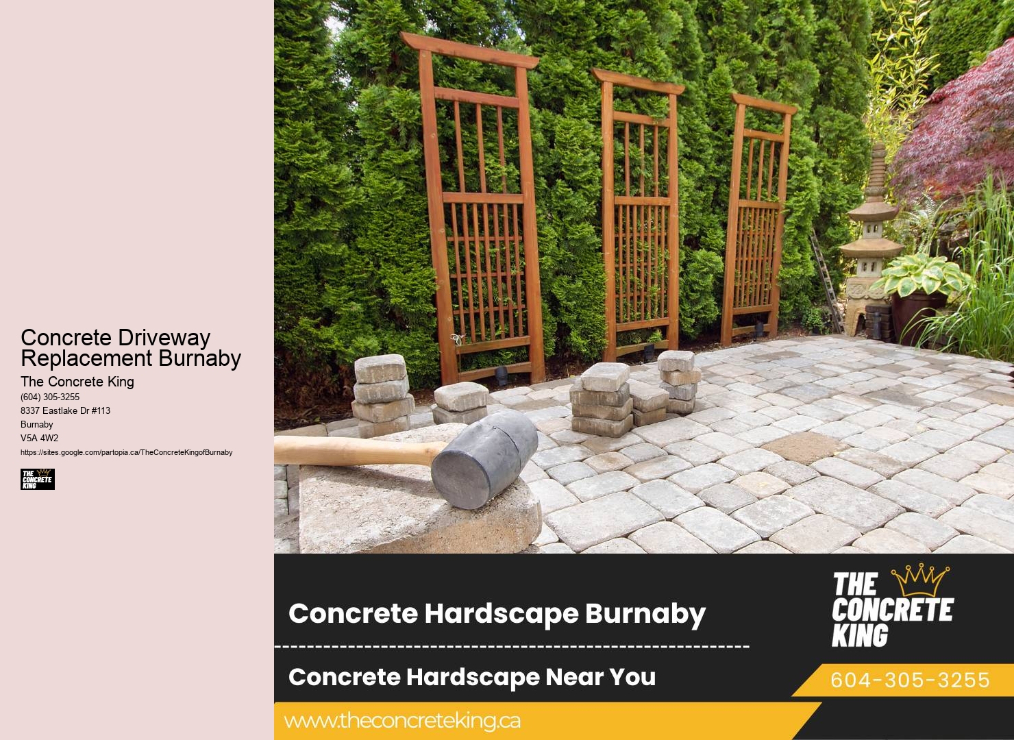 Reliable driveway contractors Concrete Driveway Replacement Burnaby