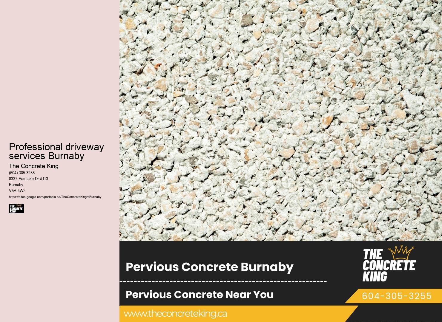 Best concrete paving Professional driveway services Burnaby