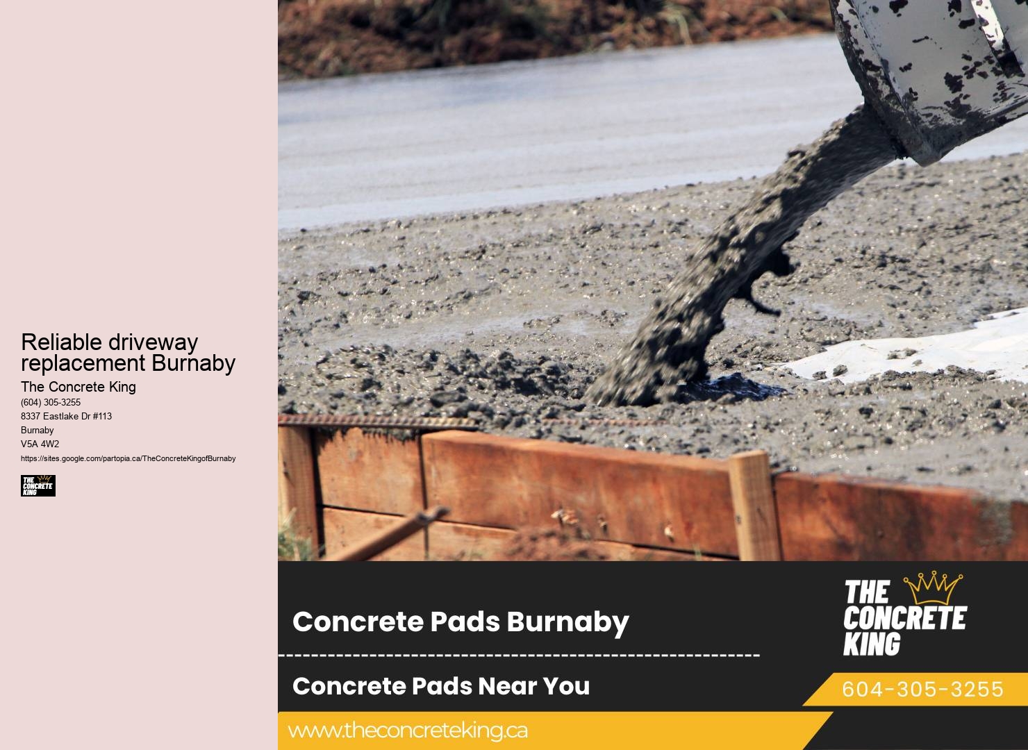 Reliable driveway replacement Burnaby driveway specialists