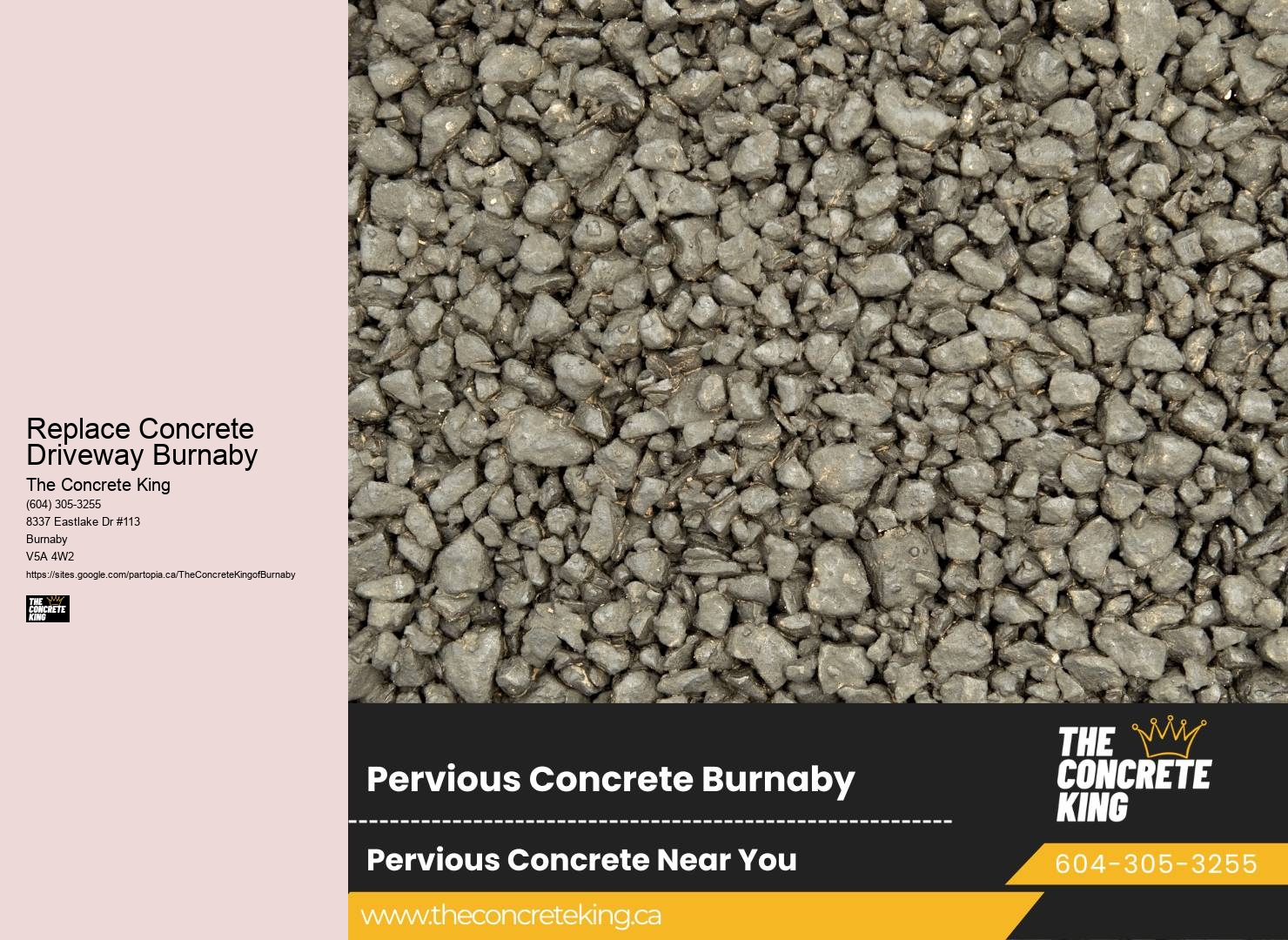 Driveway replacement services Replace Concrete Driveway Burnaby